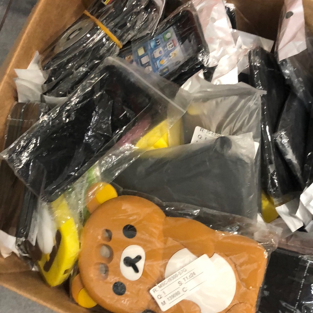 Assorted mix of cell phones cases